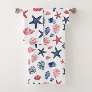 Coquillages patriotiques et corail