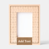 Coquillages Personnalisés Cadre en Bois Gravé (Recto)