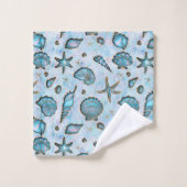 Coquillages Starfish Aquarelle Opale ID782 (Gant de toilette)