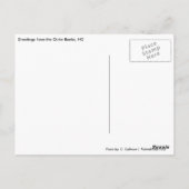 Coquillages sur la carte de poste de plage (Dos)