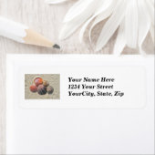 Coquillages sur le Beach Étiquette de adresse (En situation)