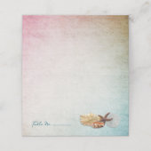 Coquillages Vivants Mer Mariage Escort Cartes de P (Extérieur déplié)