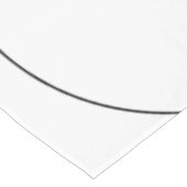 Coquille Art Déco Design Nappe Noire Et Blanche (Angle)