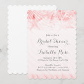 Coquille de coquille de Starfish invitations de do (Devant / Derrière)