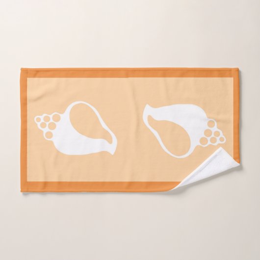 Coquille de pêche (Serviette à main)
