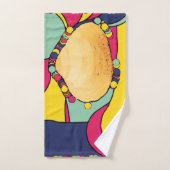 coquille design abstrait moderne été et plage (Serviette à main)