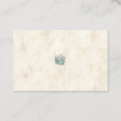 Coquille design marine. Carte de visite (Dos)