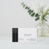 coquille d'oeuf de carte de visite d'ingénierie (Debout devant)