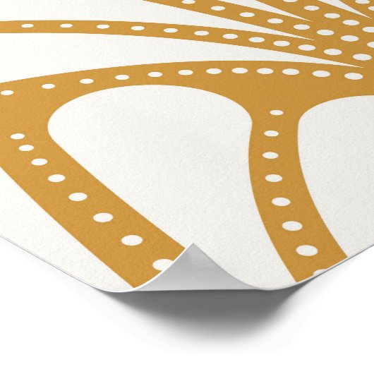 Coquille géométrique Art déco (Coin)