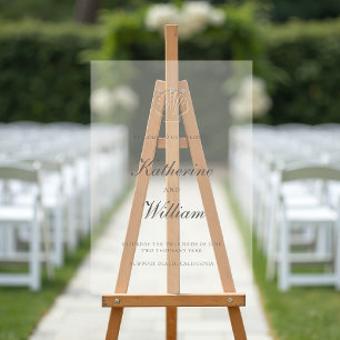 Coquille marine côtière Mariage officiel Bienvenue