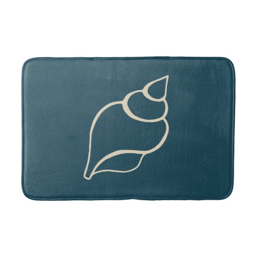 Coquille nautique Salle de bain tapis de Mat (Devant)