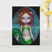 "Coquilles carte de voeux dans mes cheveux" (Fleur jaune)