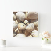 Coquilles de mer, plage d'été Horloge tropicale ex (Maison)