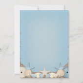 Coquilles de plage de faire-part de mariage de (Dos)