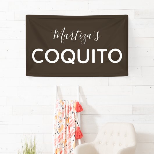 Coquito Coconut Classic Marketing Spandoek (Insitu)