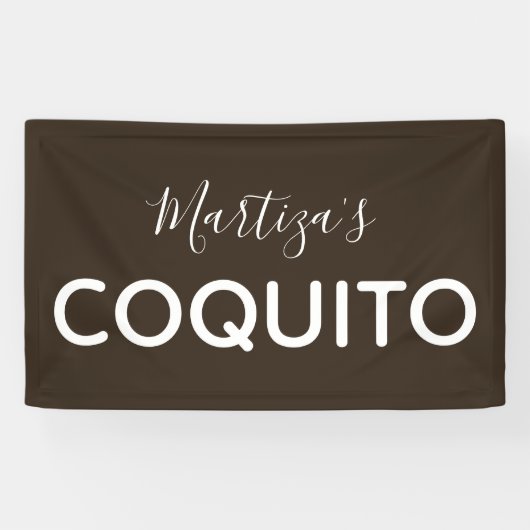 Coquito Coconut Classic Marketing Spandoek (Horizontaal)