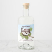 Coquito Coconut Étiquette de vin de fruits tropica (Devant)
