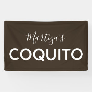 Coquito Coconut Klassieke Marketing Spandoek