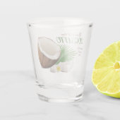Coquito Coconut Shot Glas (Achterkant)