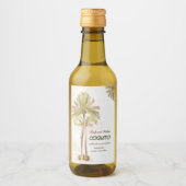 Coquito Coconut Tropical Palm Wijn Etiket (Voorkant)