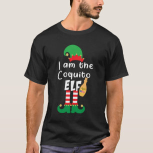 Coquito Elf Grappig Puerto Rico Matching Christmas T-shirt