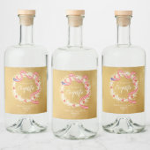 Coquito Noël Wreath Wine Étiquette (Bouteilles)