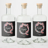 Coquito Noël Wreath Wine Étiquette (Bouteilles)