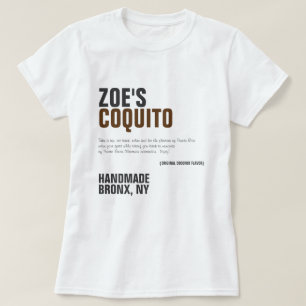 Coquito Rustic Modern Adverteren T-shirt