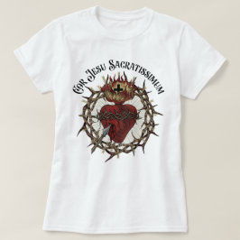 Cor Jesu Sacratissimum Heilig Hart van Jezus T-shirt