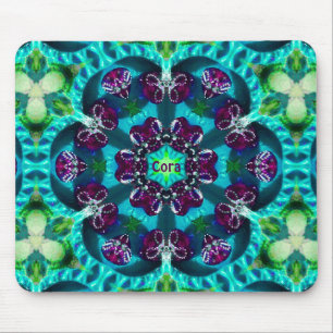 CORA ~ Sweet Glittery Pattern ~ Persoonlijk ~ Muismat