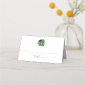 CORA tropische Waterverf Palm Leaf Simple Minimal (Voorkant)