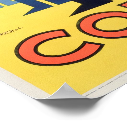 Cora Vermouth Torino - Adverteren Poster (Hoek)