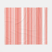 Coraalstrepen Fleece Deken (Voorkant (Horizontaal))