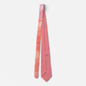 corail Abstrait et cravate rose (Dos)