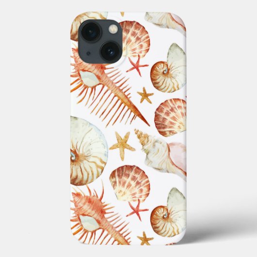 Corail Avec Coques Et Crabes Motif (Verso)