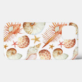 Corail Avec Coques Et Crabes Motif (Verso (horizontal))