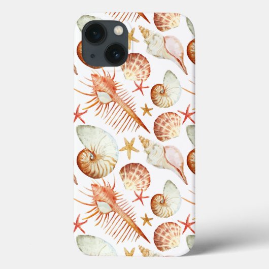 Corail Avec Coques Et Crabes Motif (Verso)