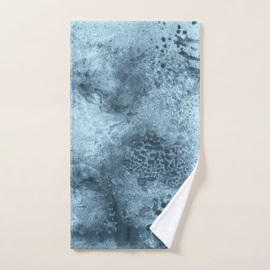 Corail bleu (Serviette à main)