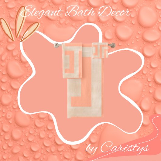 Corail et sable géométriques