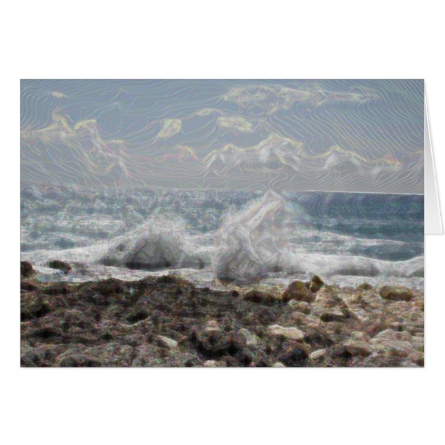 Corail et vagues (Devant horizontal)