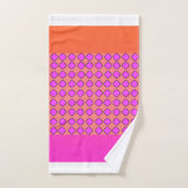 Corail + Fuchsia Blossoms Serviette de bain (Serviette à main)