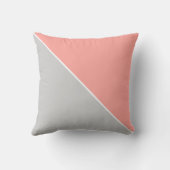 Corail gris Pêche Amour Coussin Jeu Oreiller (Verso)