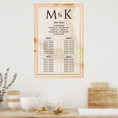 Corail moderne Poster Abstrait Mariage Extraordina (Cuisine)