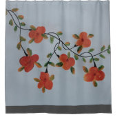 Corail Pêche Rideau Floral (Devant)