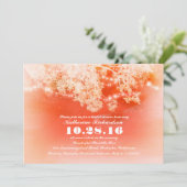 Corail phares nuptiale invitation de douche (Debout devant)