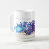 Corail Reefs Pour Jamais Café Mug (Devant gauche)