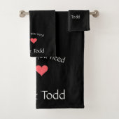 Corail romantique et coeur de Parties scintillant  (En situation)