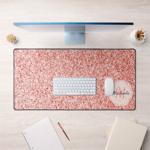 Corail rose pâle scintille pastel