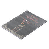 Corail rustique de carnet de Fête de la mariée de (Côté gauche)