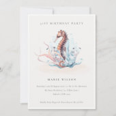 Corail sous-marin N'importe quel âge Invitation d' (Devant)